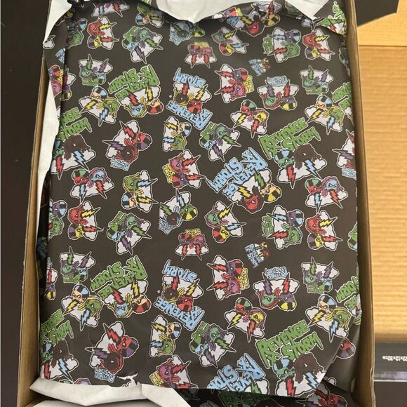 Revenge x Storm High Top Black Flame Sneakers - Picture 8 of 11